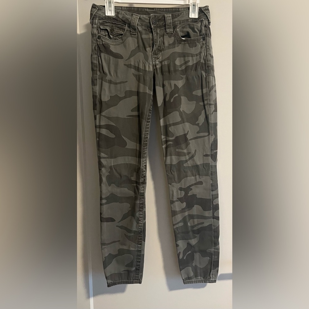True Religion Olive Green Jeans